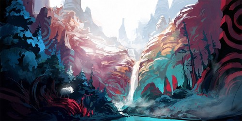 Landscape duelyst wolf forest